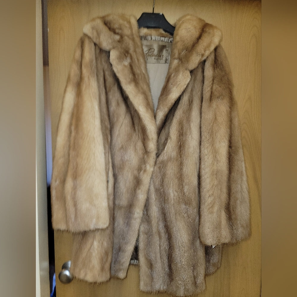 Emba mink fur coat XL